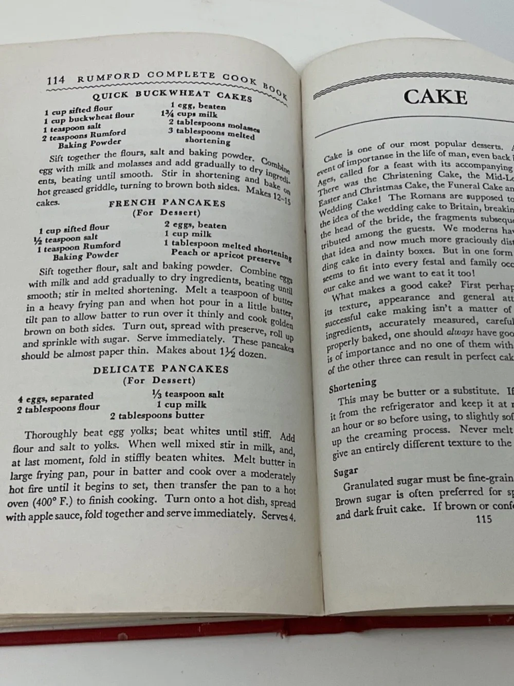 vintage The Rumford Complete Cook Book by Lily Haxworth Wallace